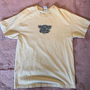 Vintage Orange‎ County Choppers T Shirt Mens Large Tan Eagle Swords Graphic Tee